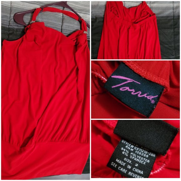 Red Dress Top - Picture 1 of 1